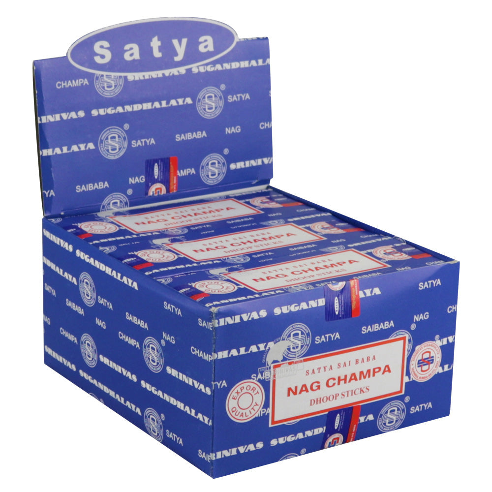 Satya Nag Champa Dhoop Stick Incense - 45 gram 12pc -