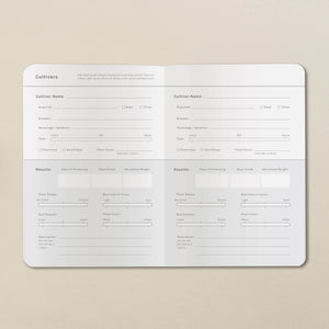 Goldleaf Home Grow Cannabis Planner Journal