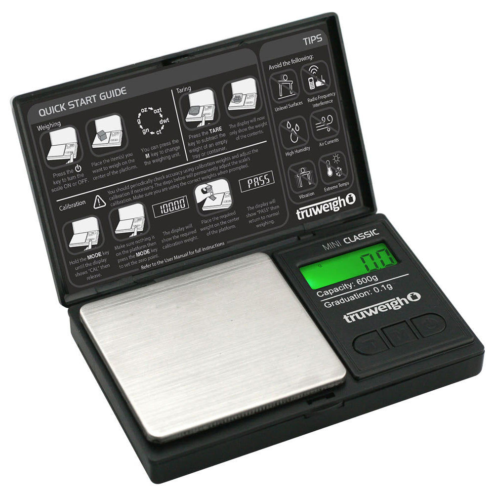 Truweigh Mini Classic Digital Mini Scale | 600g x 0.1g