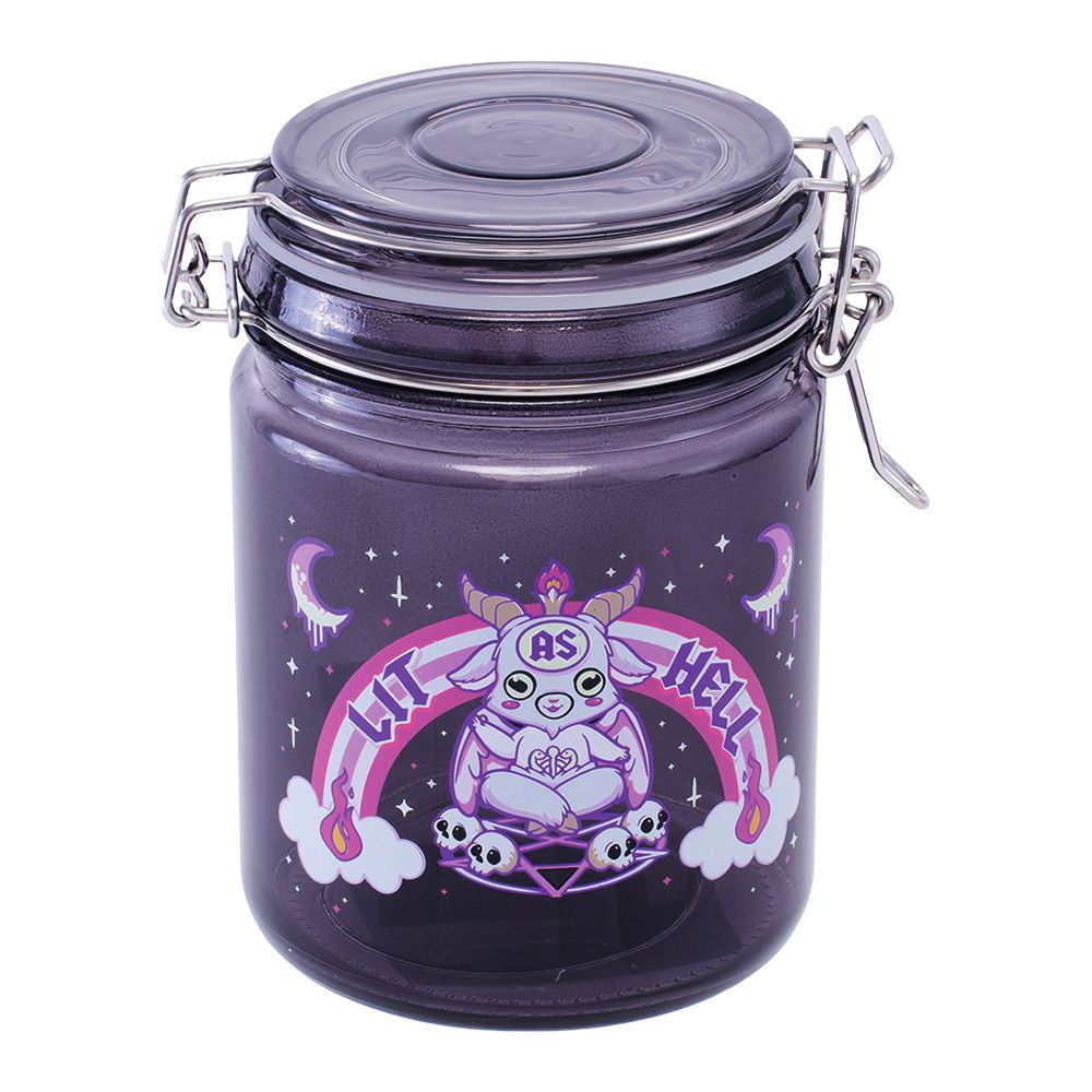 Fujima Lit as Hell Latch Lid Glass Jar - 22oz