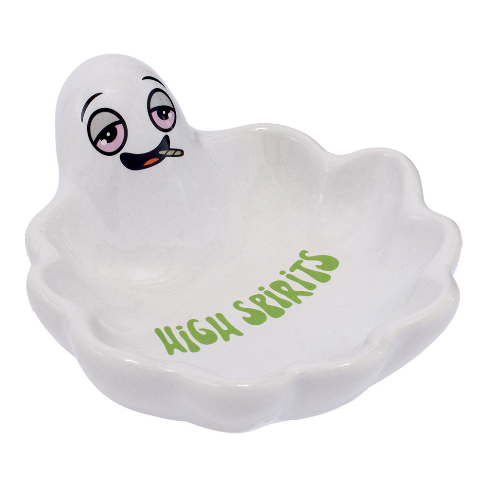 Fujima Ghosty High Spirits Ceramic Ashtray - 5.5"x5"