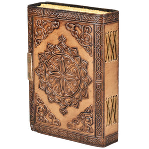 Fairy Guardian Embossed Leather Journal - 7" x 5"