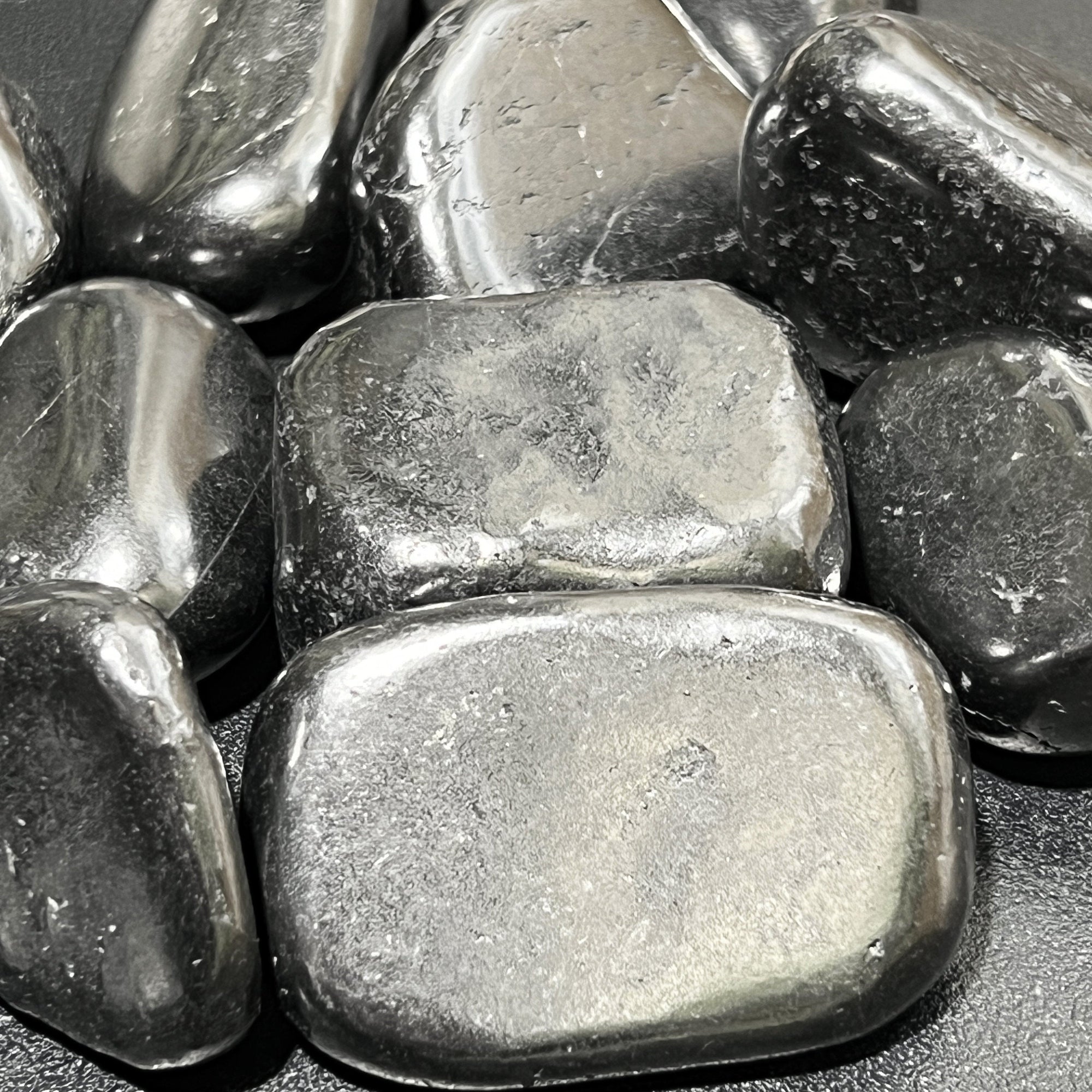 Shungite Large Tumbled Polished Natural Gemstones