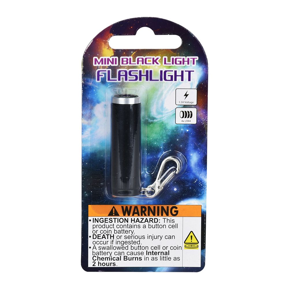 Mini Blacklight Flashlight Keychain