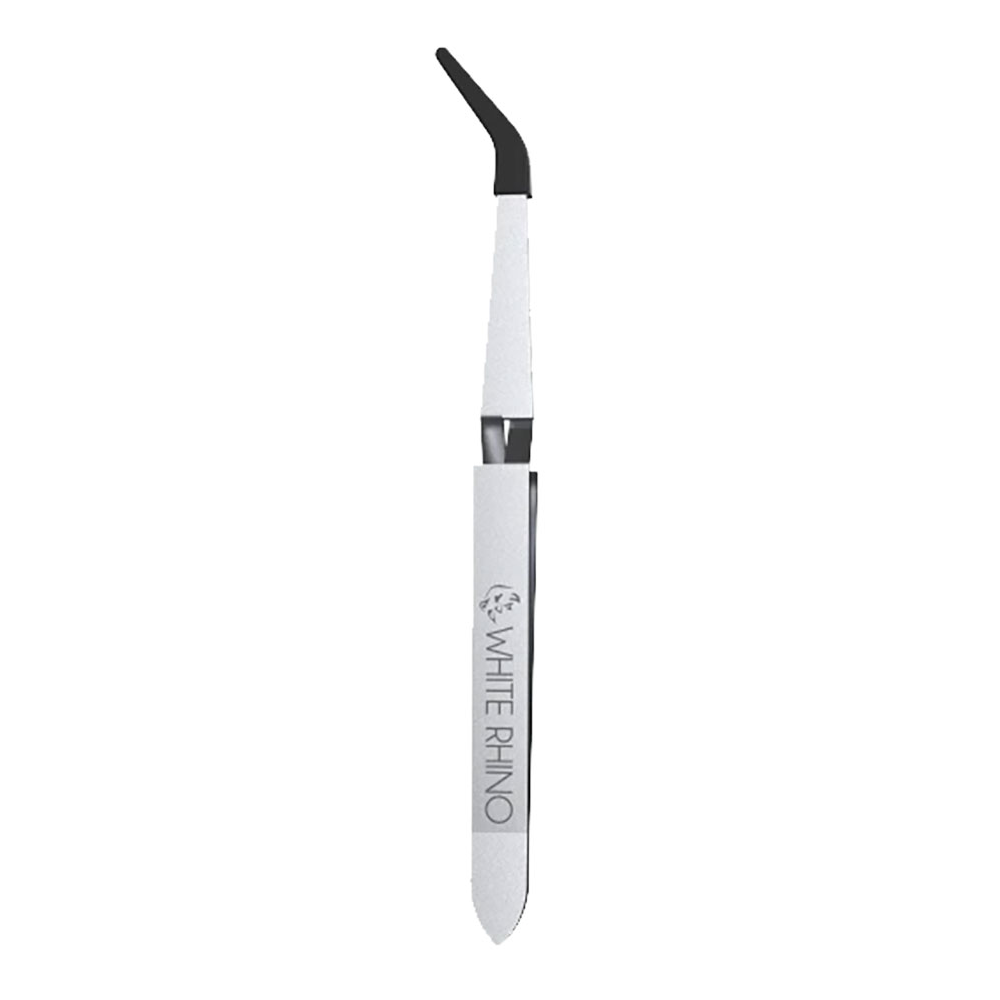 White Rhino Reverse Tweezers w/ Silicone Tip