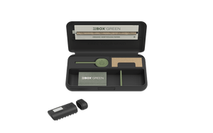 Tobox Green All-In-One Pocket Size Smell-Proof Stash Box Rolling Kit