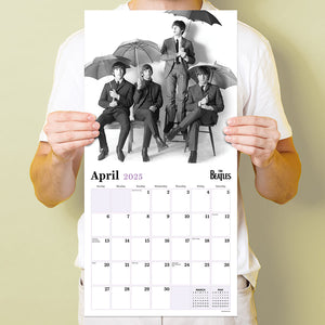 2025 The Beatles: In Black & White Wall Calendar