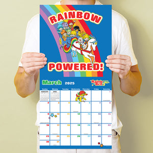 2025 Rainbow Brite Wall Calendar