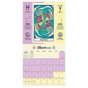 2025 Astrology Wall Calendar