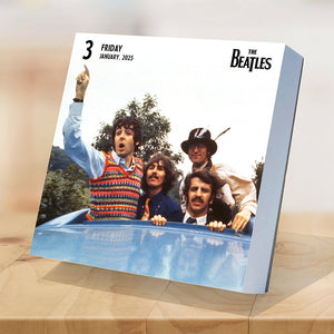 2025 The Beatles Daily Desktop Calendar