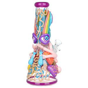 Pulsar Artist Series Glow Beaker Water Pipe | 9.5" | 14mm F