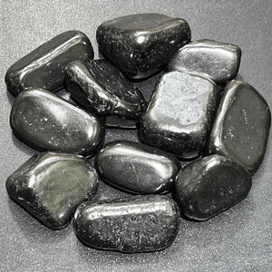 Shungite Large Tumbled Polished Natural Gemstones