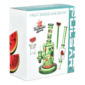 Pulsar Watermelon Zkittles Glow In The Dark Dab Rig Kit - 8" / 14mm F