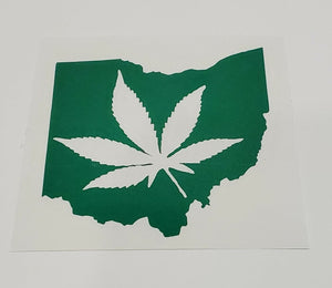 OHIO W33D Decal Vinyl Sticker CNC Heavy Duty 420 ~ Free FAST shipping! ~