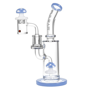 Pulsar Shroom Rig Set w/ Carb Cap - 8.5"/14mm F/Colors Vary