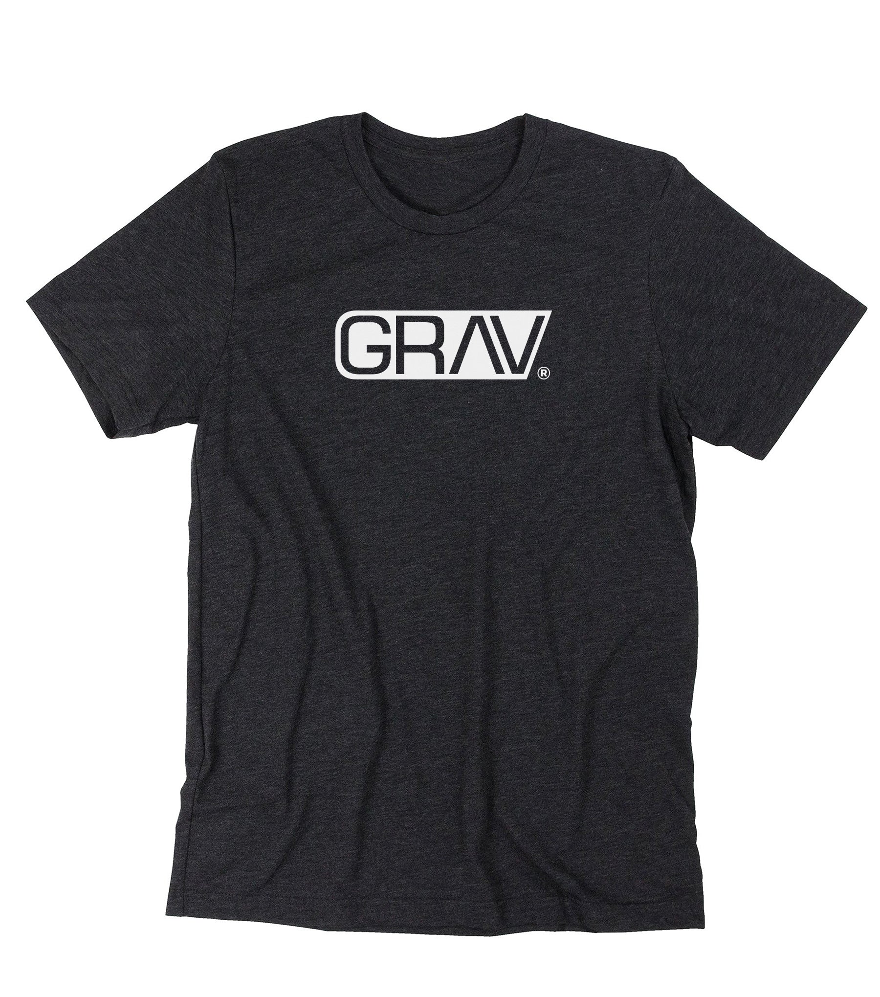 GRAV® Heather Black Logo T-Shirt