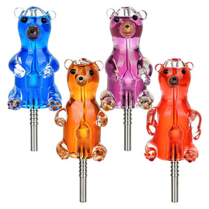 Gummy Bear Glycerin Dab Straw - 5.5"/10mm F/Colors Vary