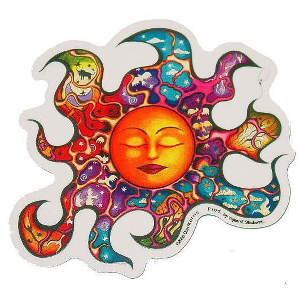 Dan Morris Sleeping Sun Sticker