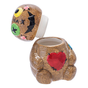 Fujima Voodoo Doll Ceramic Stash Jar - 4.5"