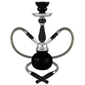 Posh 2-Hose Premium 12" Hookah - Colors Vary