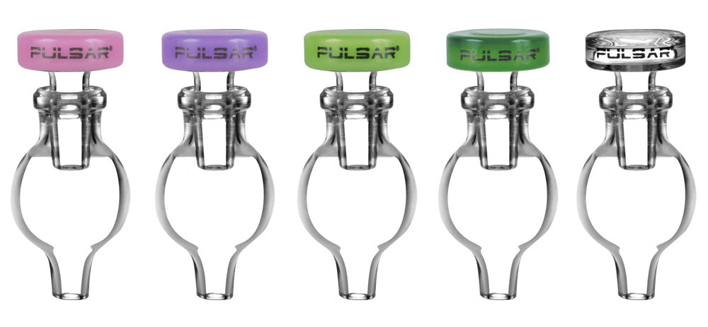 Pulsar Bubble Carb Cap w/ Stop & Airflow Control - 22mm / Assorted Colors