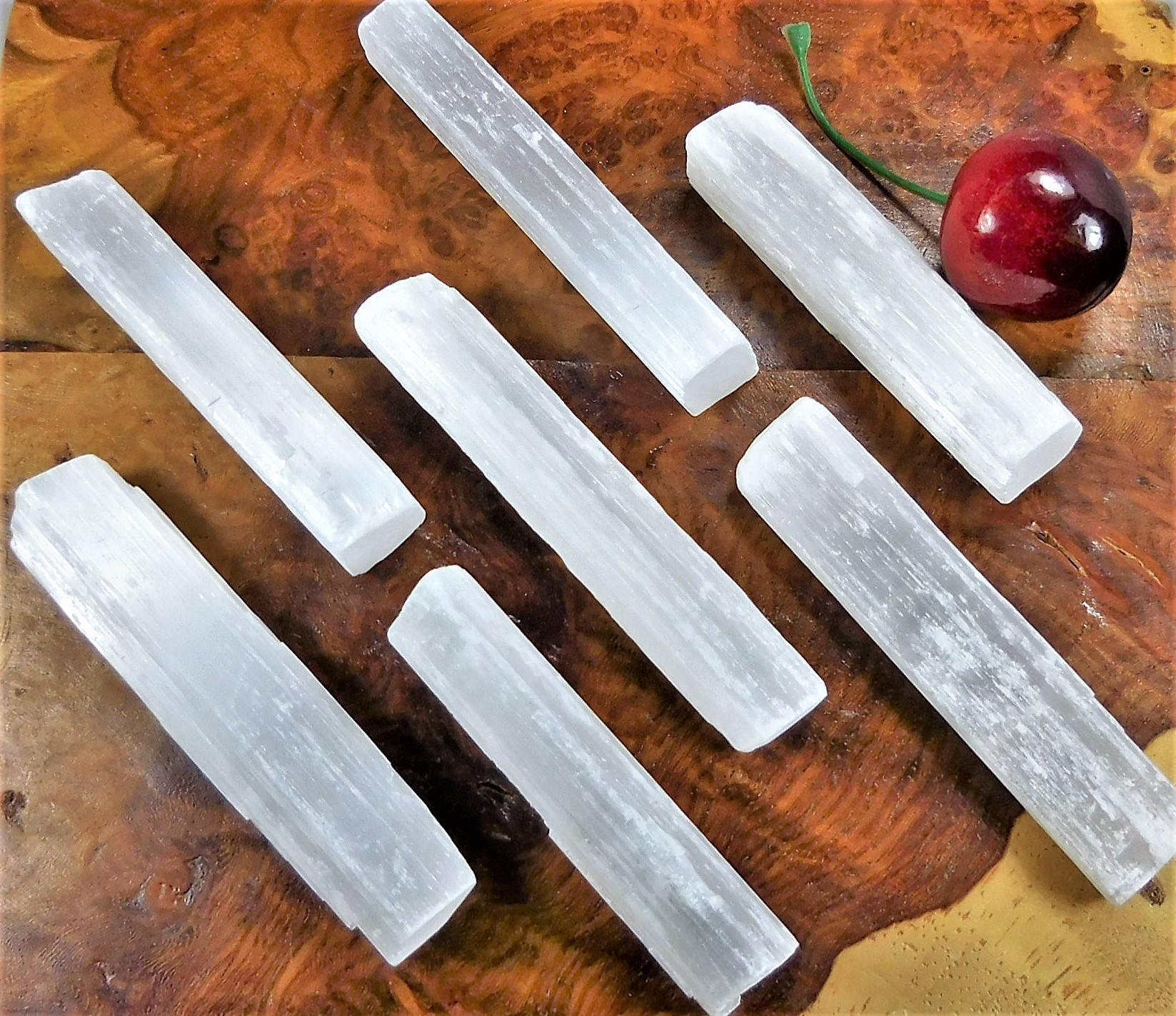 Selenite Crystal Sticks (3 pcs)(3-4 Inches)