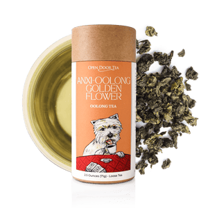 Anxi Oolong Golden Flower by Open Door Tea CT