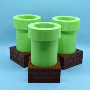 Mario Flower Pot / Desk Organizer  (3 Sizes)