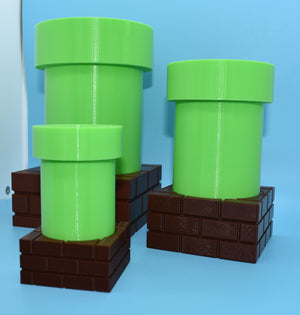 Mario Flower Pot / Desk Organizer  (3 Sizes)