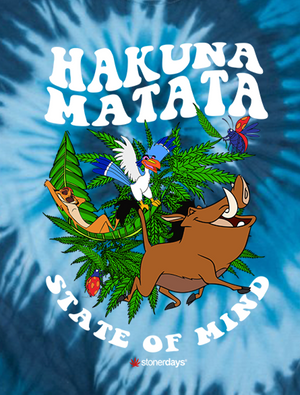 Hakuna Matata Blue Tie dye