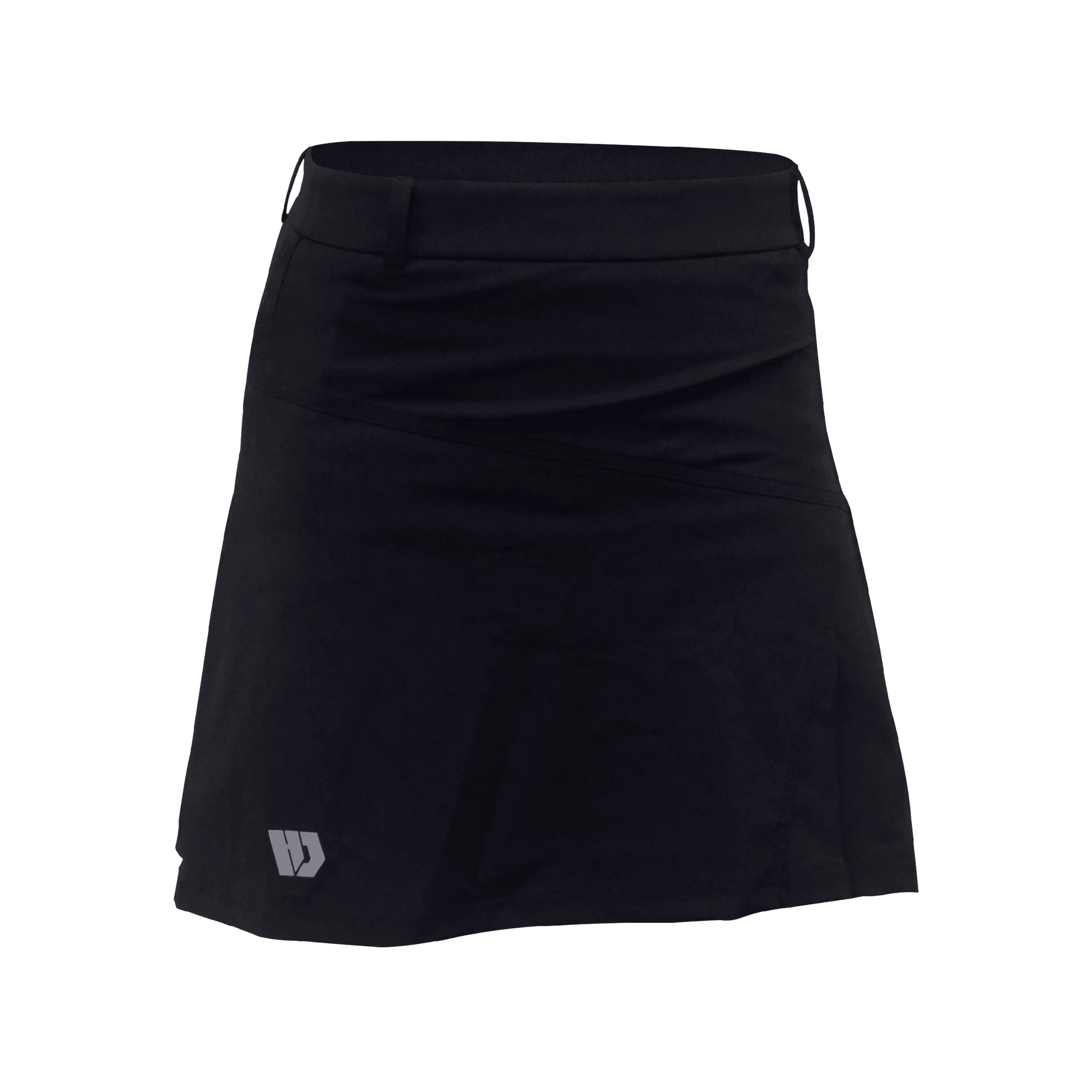 HUDEF WOMEN'S SHORT SKIRT BLACK