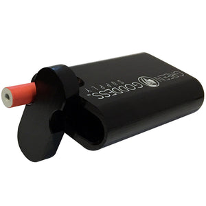 3" Anodized Aluminum Dugout - Black