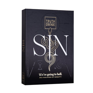 Truth or Drink: Sin | Guilty Pleasures Card Game by Cut