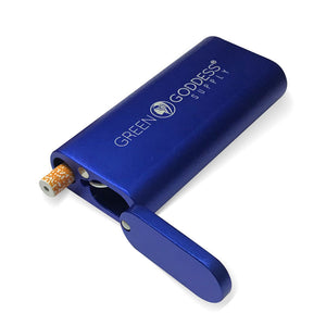 4" Aluminum Dugout with Magnetic Top - Blue