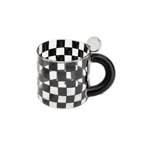 Retro Dot Mug - Checkered