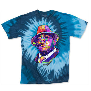 Pop Art Notorious Blue Tie Dye Tee