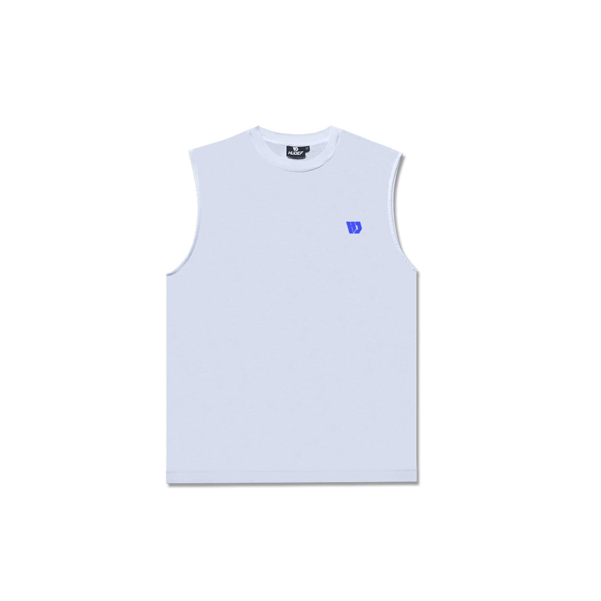 HUDEF Men's Light Vest White