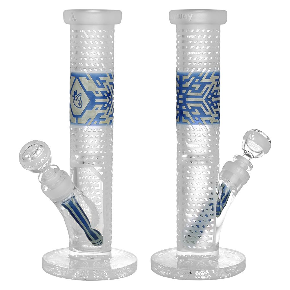 Milkyway Crystallized Glass Straight Tube Water Pipe - 12"