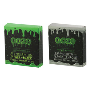 Ooze Standard Batteries - 3" / 650mAh 5pk