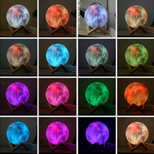 Planet Color Changing Cordless LED Lamp - 6" / 400mAh