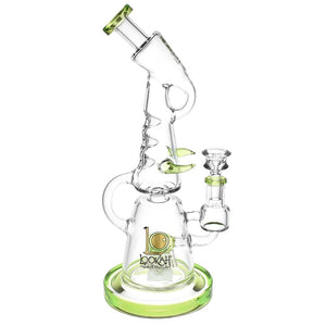 Lookah Glass Wave Recycler Water Pipe | 12.25" | 14mm F