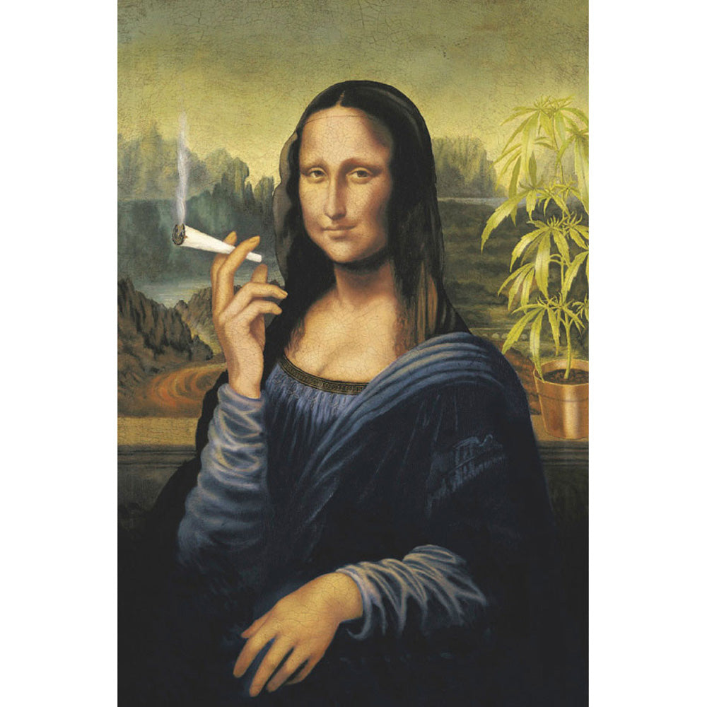 Mona Lisa Smoking Poster