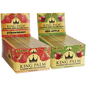 King Palm Flavored Hemp Papers | 40pc | 1 1/4 | 50pk Display