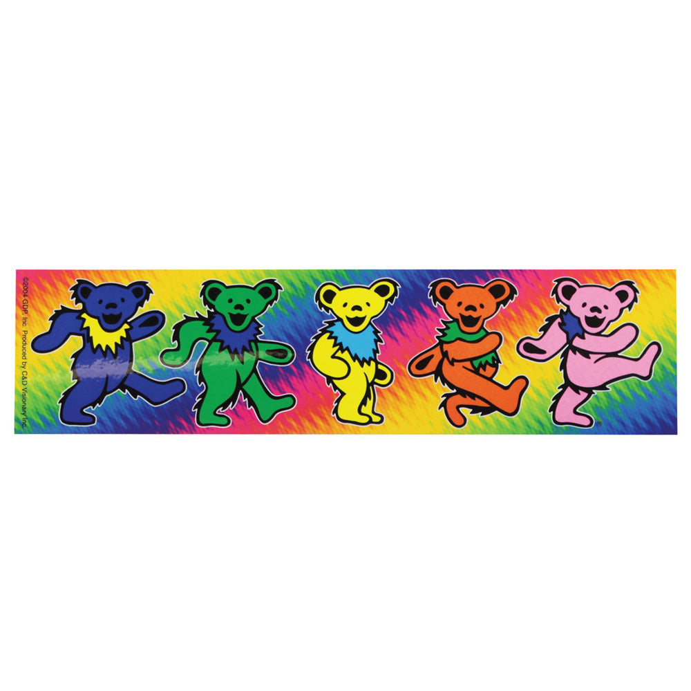 Grateful Dead Dancing Bear Bumper Sticker