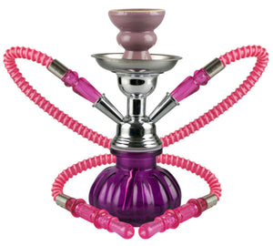 Pumpkin 2-Hose Premium Hookah 10"