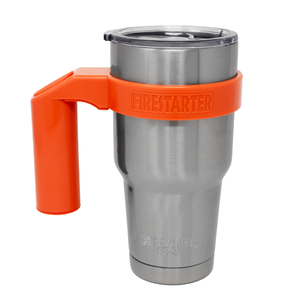 Firestarter Mug and Handle w lighter holder sleeve Combo