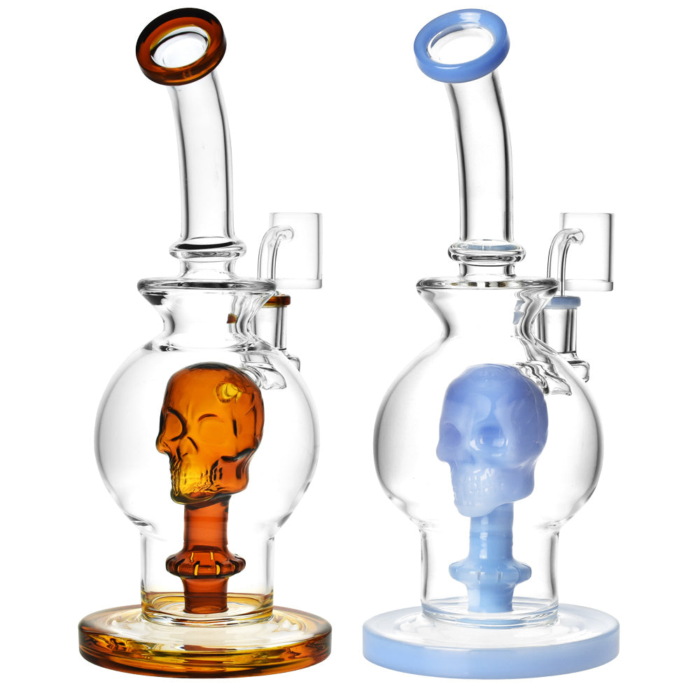 Head splitting Skull Dab Rig - 10.25"