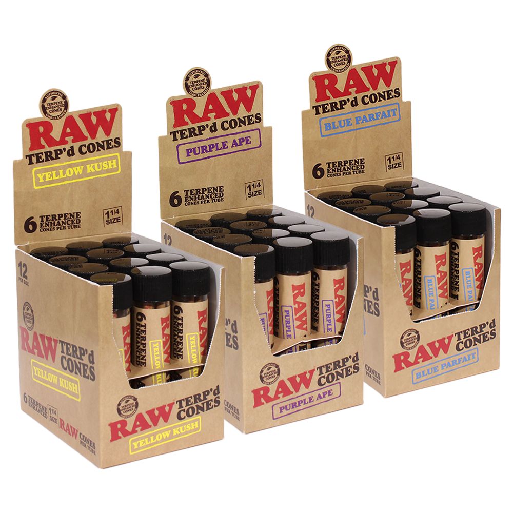 RAW TERP'd Cones | 1 1/4 | 6pc | 12pk