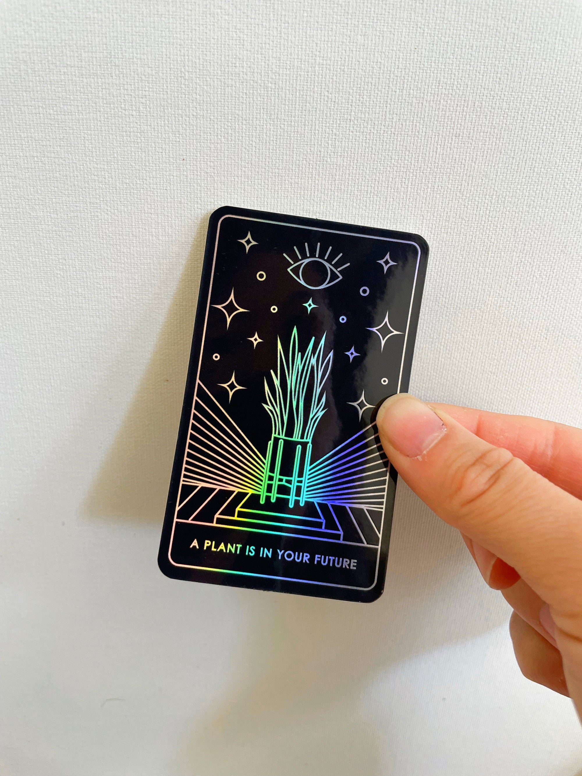 “A Plant Is In Your Future”- Tarot Card sticker