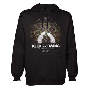 KEEP GROWING SACRED GEOMETRY HOODIE